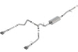 Borla 140768CF Cat-Back(tm) Exhaust System - Touring - Truck Part Superstore