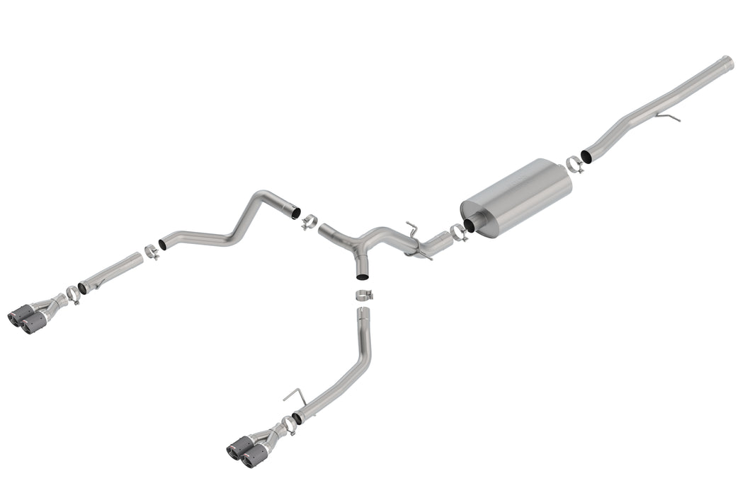Borla 140772CF Cat-Back(tm) Exhaust System - Touring - Truck Part Superstore