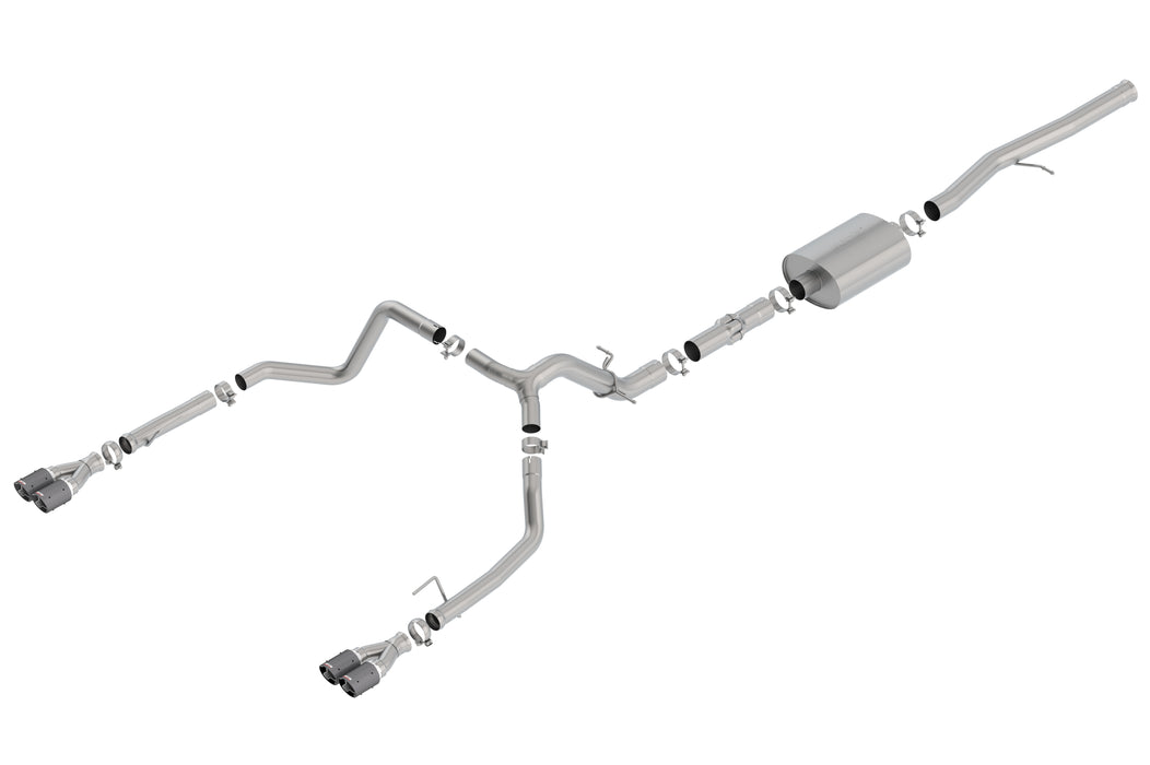 Borla 140776CF Cat-Back(tm) Exhaust System - ATAK(r) - Truck Part Superstore