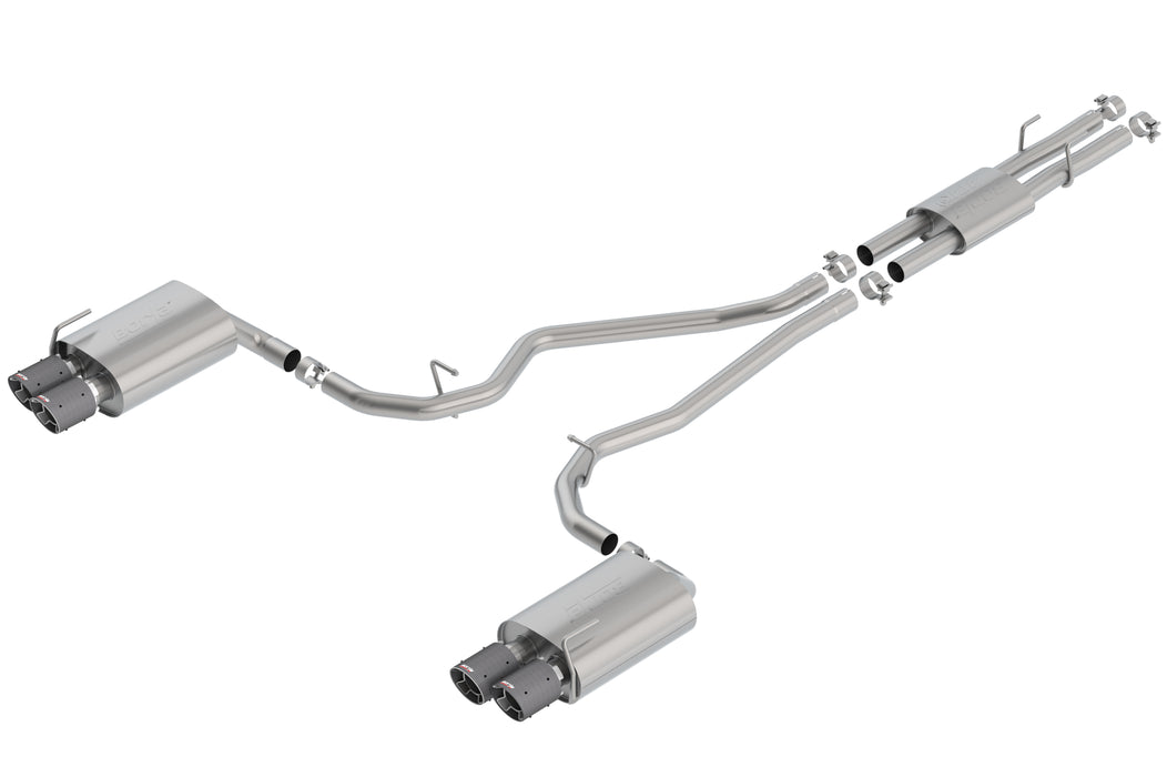 Borla 140821CF Cat-Back(tm) Exhaust System - ATAK(r) - Truck Part Superstore