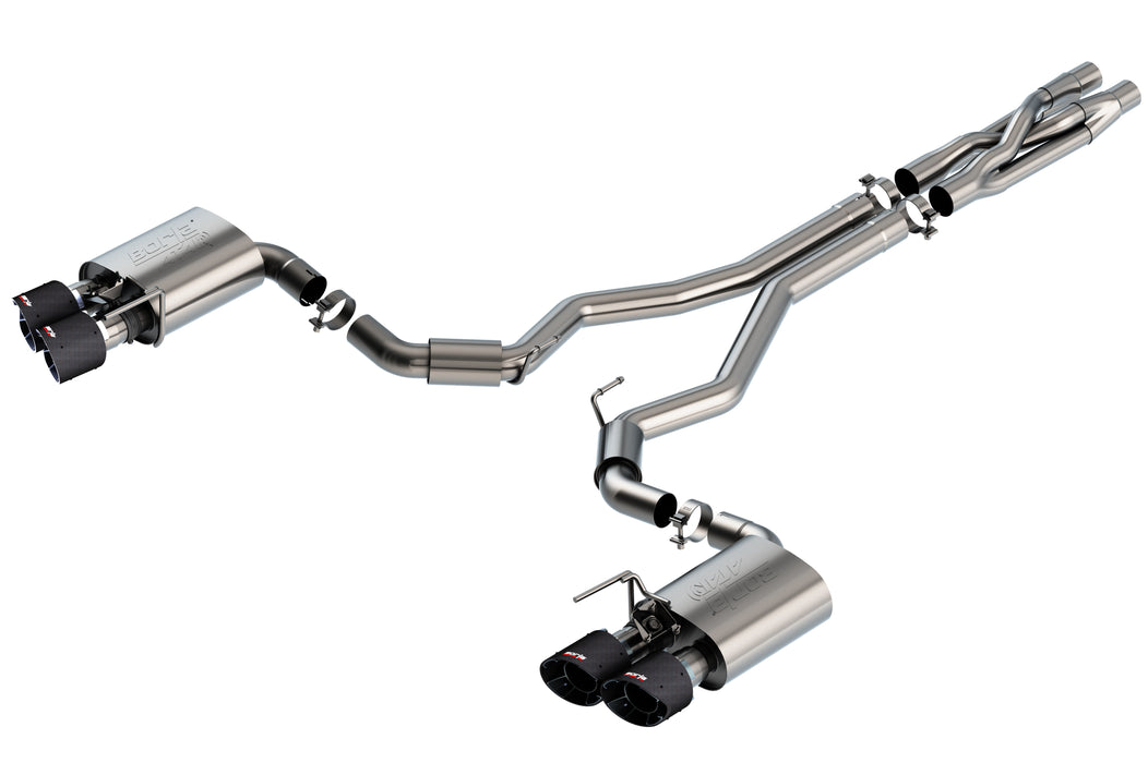 Borla 140837CF Cat-Back(tm) Exhaust System - ATAK(r) - Truck Part Superstore