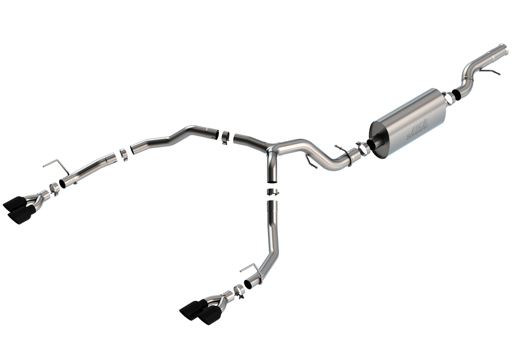Borla 140858BC Cat-Back(tm) Exhaust System - Touring - Truck Part Superstore