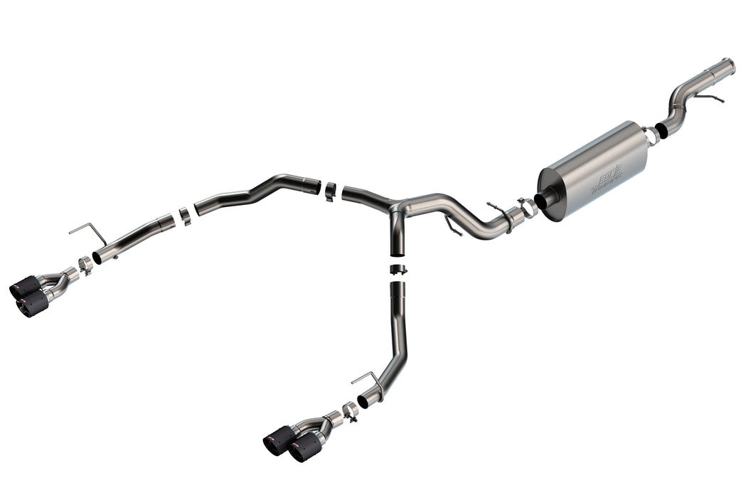 Borla 140858CF Cat-Back(tm) Exhaust System - Touring - Truck Part Superstore