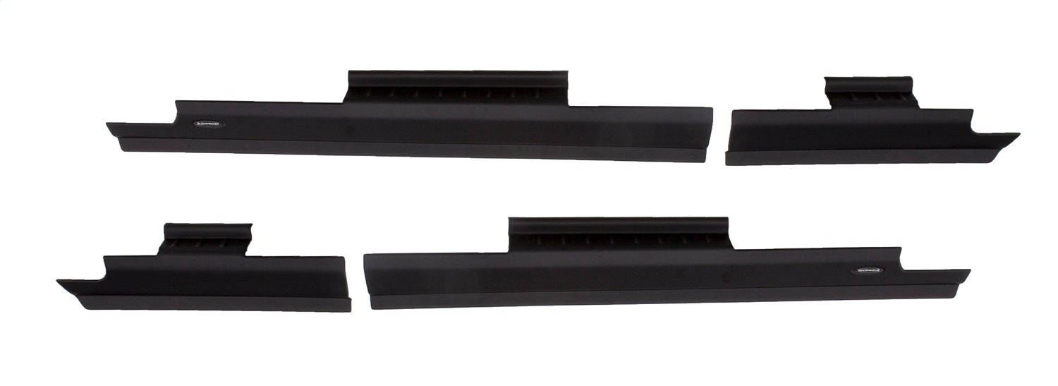 Bushwacker 14085 TrailArmor™ Rocker Panel/Sill Plate Cover; OE Matte Black; - Truck Part Superstore
