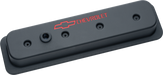 Chevrolet Performance Parts 141-131 Engine Valve Covers Center Bolt Style Die Cast Black w/ Bowtie Logo SB Chevy Recessed Red Chevrolet & Bowtie Logos Chevrolet Performance Parts - Truck Part Superstore