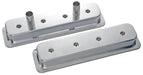 Chevrolet Performance Parts 141-139 Engine Valve Covers Circle Track-Center Bolt Die Cast w/Tubes SB Chevy Chevrolet Performance Parts - Truck Part Superstore