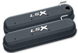 Chevrolet Performance Parts 141-256 Raised LSX Emblem Aluminum Valve Covers, Black Crinkle, LS Engines Raised & Milled LSX Logo Chevrolet Performance Parts - Truck Part Superstore