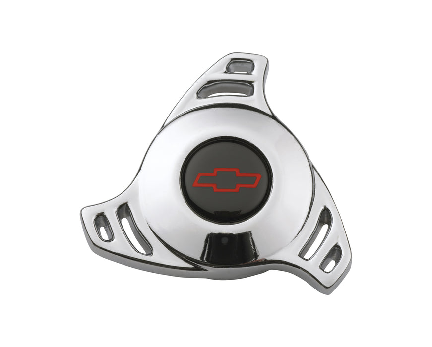 Chevrolet Performance Parts 141-328 Air Cleaner Center Nut Small Bowtie Small High-Tech Chevy Bowtie Red/Black Chevrolet Performance Parts - Truck Part Superstore