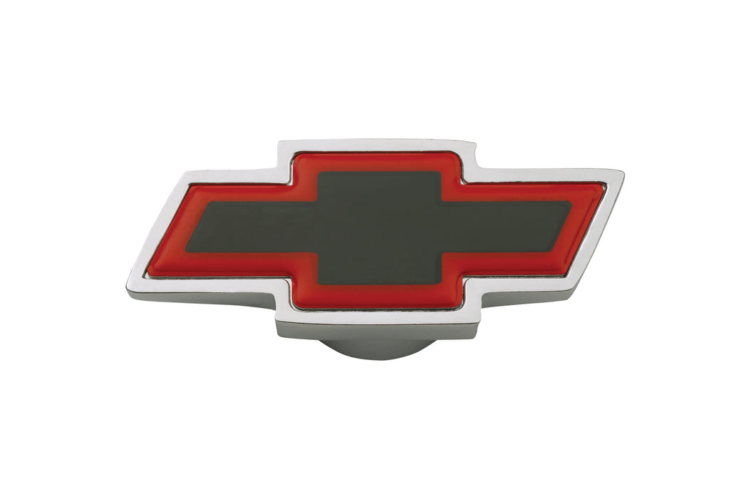 Chevrolet Performance Parts 141-333 Air Cleaner Center Nut Bowtie Large Large Chevy Bowtie Chrome/Red/Black Chevrolet Performance Parts - Truck Part Superstore