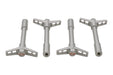 Chevrolet Performance Parts 141-364 Engine Valve Cover Wing Nuts Steel Gray Bowtie Logo 1/4-20 Thread 4 Pack Red Bowtie Chevrolet Performance Parts - Truck Part Superstore