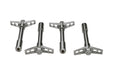 Chevrolet Performance Parts 141-600 Engine Valve Cover Wing Nuts Steel Chrome Bowtie Logo 1/4-20 Thread 4 Pack Cut Bowtie Chevrolet Performance Parts - Truck Part Superstore