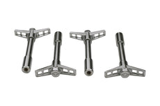 Chevrolet Performance Parts 141-600 Engine Valve Cover Wing Nuts Steel Chrome Bowtie Logo 1/4-20 Thread 4 Pack Cut Bowtie Chevrolet Performance Parts - Truck Part Superstore