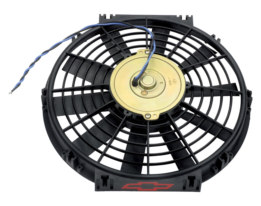 Chevrolet Performance Parts 141-642 Electric Radiator Fan High Performance Model w/Bowtie Logo 12 Inch 1200CFM Chevrolet Performance Parts - Truck Part Superstore