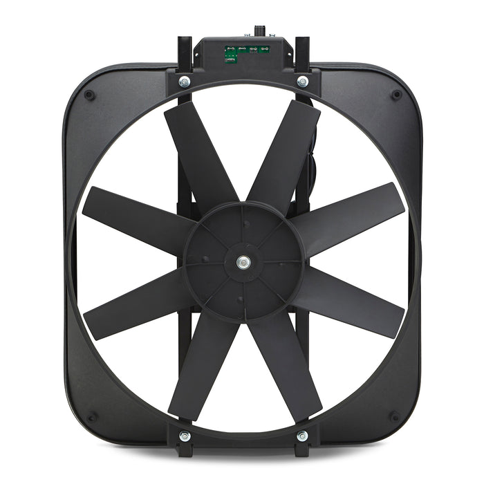 Proform 141-647 Electric Radiator Fan; High Perf. Model w/Bowtie Logo and Thermo; 15 In; 2800CFM - Truck Part Superstore