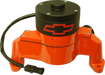 Chevrolet Performance Parts 141-655 Electric Engine Water Pump Aluminum Orange with Bowtie Logo Fits SB Chevy Chevrolet Performance Parts - Truck Part Superstore