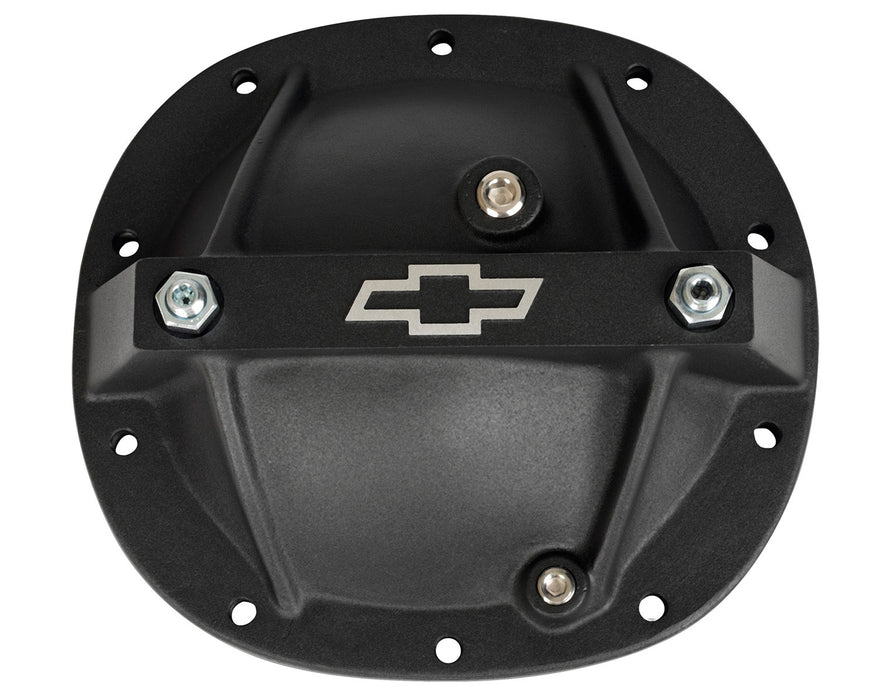 Chevrolet Performance Parts 141-695 Differential Cover Bowtie Emblem Model Fits GM 7.5 Aluminum Black Crinkle Chevrolet Performance Parts - Truck Part Superstore