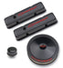 Chevrolet Performance Parts 141-710 Engine Dress-Up Kit Black Carbon Finish Red Bowtie Red Letters For SB Chevy Tall Wrap Chevrolet Performance Parts - Truck Part Superstore