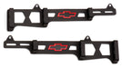 Chevrolet Performance Parts 141-714 Spark Plug Wire Loom Set Linear Style Bowtie Logo SB Chevy Black Crinkle Chevrolet Performance Parts - Truck Part Superstore