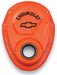 Chevrolet Performance Parts 141-783 Timing Chain Cover Orange Steel With Chevy Bowtie Logo SB Chevy 69-91 Chevrolet Performance Parts - Truck Part Superstore