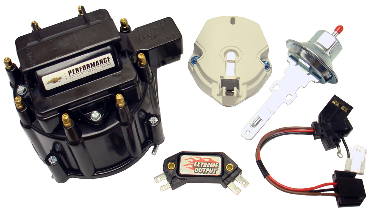 Chevrolet Performance Parts 141-796 Engine Distributor Tune-Up Kit Fits GM HEI V8 Dist w/Internal Coil Black Cap Chevrolet Performance Parts - Truck Part Superstore