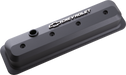 Chevrolet Performance Parts 141-840 Valve Covers SBC 87-Pres LS Ctr Bolt Tall Alum Blk Crinkle Raised Emblems Raised Chevrolet & Bowtie Logos Chevrolet Performance Parts - Truck Part Superstore