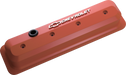 Chevrolet Performance Parts 141-841 Valve Covers SBC 87-Pres LS Ctr Bolt Tall Alum Orange Raised Emblems Raised Chevrolet & Bowtie Logos Chevrolet Performance Parts - Truck Part Superstore