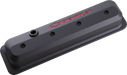 Chevrolet Performance Parts 141-845 Valve Covers SBC 87-Pres LS Ctr Bolt Tall Alum Black Crinkle Rec Emblems Recessed Red Chevrolet & Bowtie Logos Chevrolet Performance Parts - Truck Part Superstore