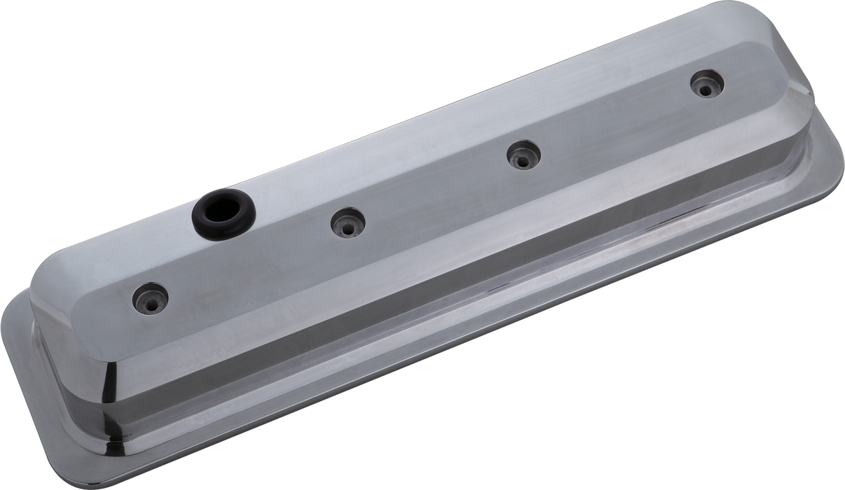 Chevrolet Performance Parts 141-846 Valve Covers SBC 87-Pres LS Ctr Bolt Tall Alum Polished No Emblems No Logos Chevrolet Performance Parts - Truck Part Superstore