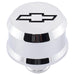 ProForm 141-852 Slant-Edge Aluminum Push-In Air Breather Cap Chrome Finish Recessed Black Bowtie Emblem Proform - Truck Part Superstore