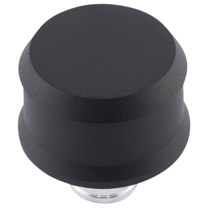 ProForm 141-862 Slant-Edge Aluminum Push-In Air Breather Cap Black Crinkle Finish No Emblem Proform - Truck Part Superstore