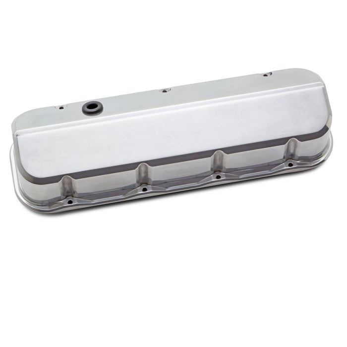 Proform 141-874 Engine Valve Covers; Tall; Die-Cast; BB Chevy; Polished with No Emblem - Truck Part Superstore