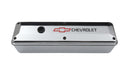 Chevrolet Performance Parts 141-912 Engine Valve Covers 2 Piece Tall Style Die Cast Chrome w/Bowtie LogoSB Chevy Recessed Black Chevrolet & Red Bowtie Logos Chevrolet Performance Parts - Truck Part Superstore
