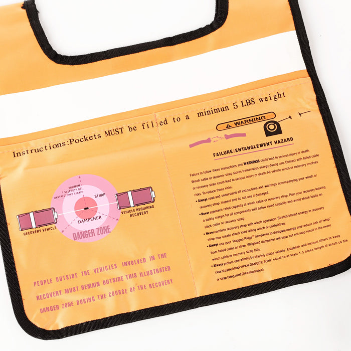 Rugged Ridge 15104.45 Snatch Block; w/Damper Kit; 20000 lbs.; - Truck Part Superstore