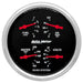 AutoMeter 1410 5in. QUAD GAUGE; 100 PSI/100-250 deg.F/8-18V/240-33 O; DESIGNER BLACK - Truck Part Superstore