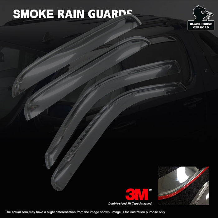 Black Horse Off Road 141113 Smoke Acrylic In Channel - Truck Part Superstore