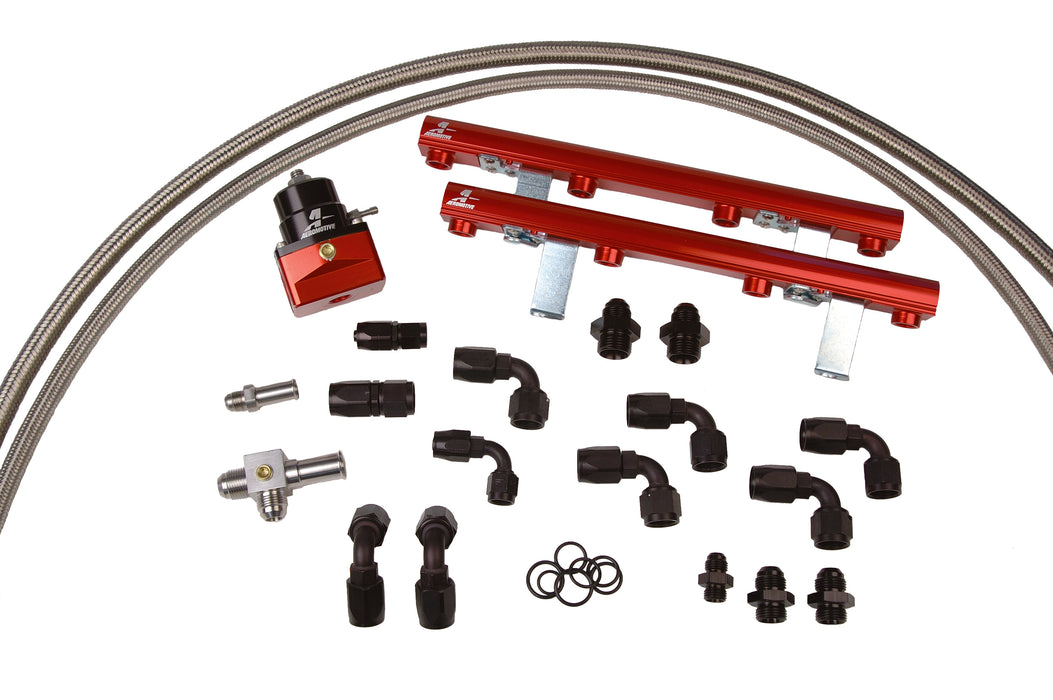 Aeromotive Fuel System 14120 1996 thru 1998 1/2  Ford DOHC 4.6 Liter Fuel Rail System (Cobra)  . - Truck Part Superstore
