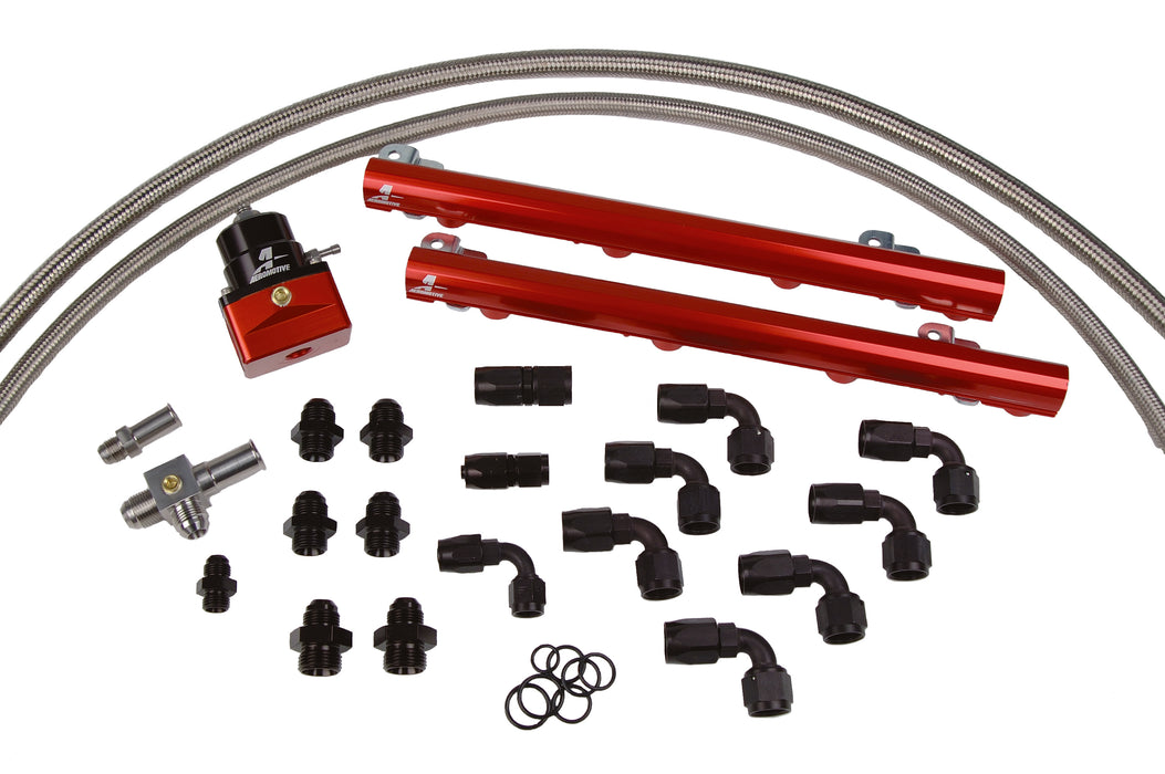 Aeromotive Fuel System 14125 1996 thru 1998 1/2  Ford SOHC 4.6 Liter Fuel Rail System    . - Truck Part Superstore