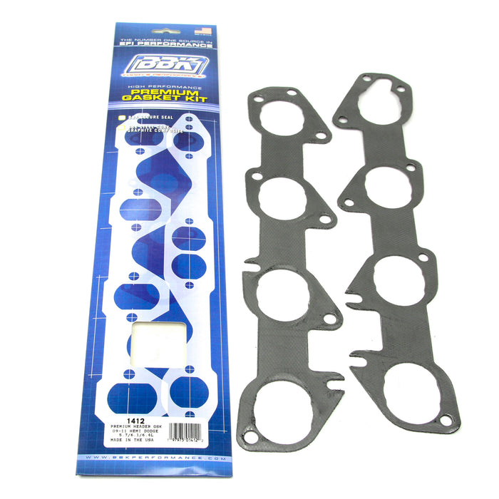 BBK Performance Parts 1412 PREMIUM HEADER GASKET SET- DODGE TRUCK, 5.7L 2009-2023  (PAIR). - Truck Part Superstore