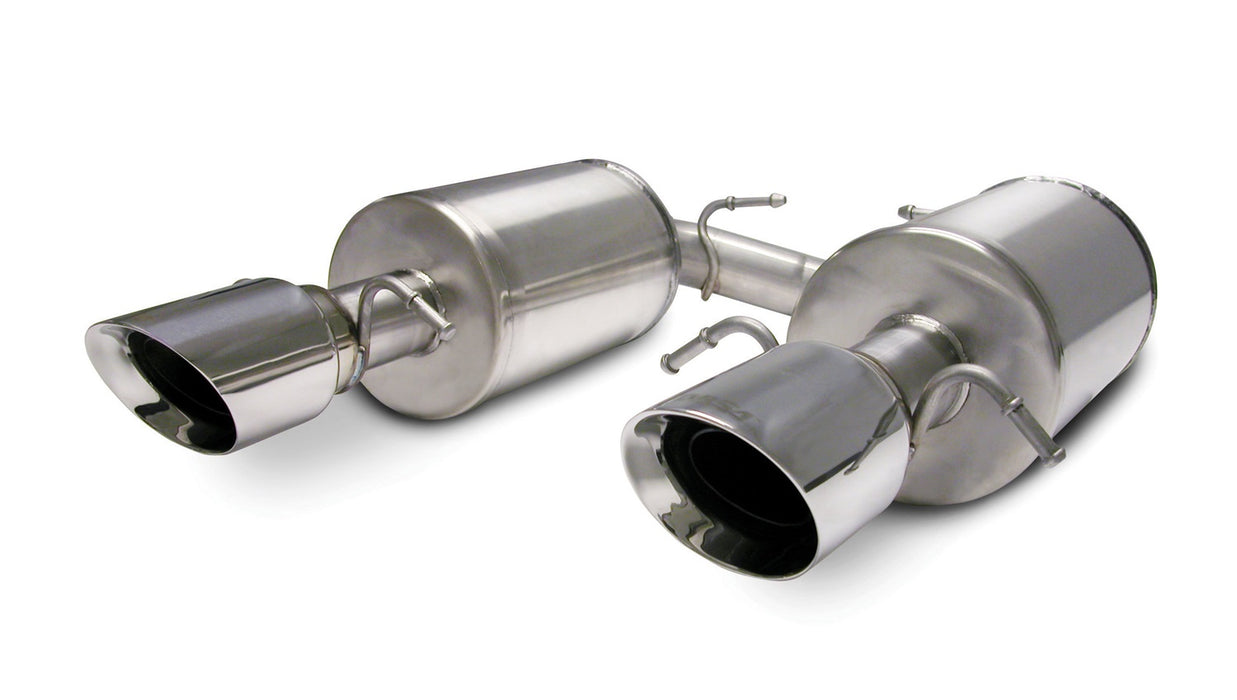 Corsa Performance 14157 2.5 Inch Axle-Back Touring Dual Exhaust 4.0 Inch Polished Tips 05-07 Cadillac STS 4.6L Stainless Steel Corsa Performance - Truck Part Superstore