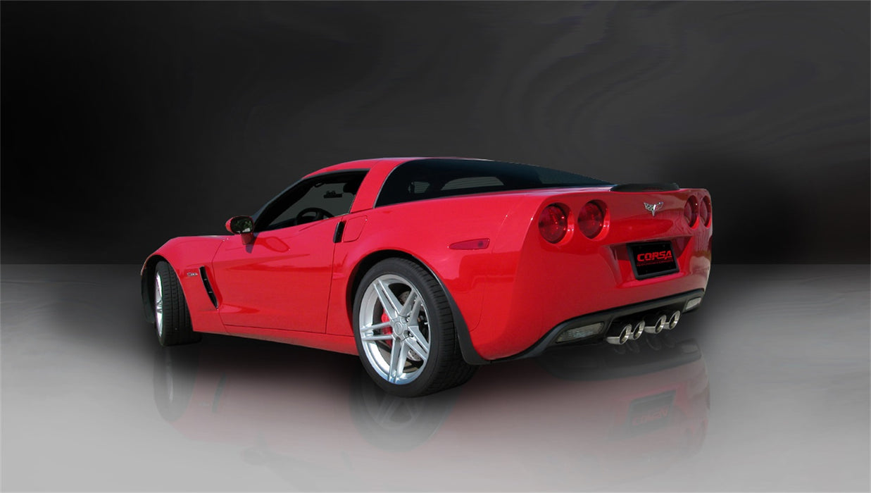 Corsa Performance 14173 X-Pipe 3.0 Inch Stainless Steel 06-11 Chevy Corvette C6 Z06/ZR1 6.2L/7.0L V8 Corsa Performance - Truck Part Superstore