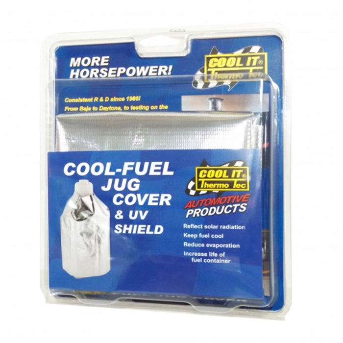 Thermo-Tec Products 14175 Cool Fuel Jug Heat Shield; Square 5 Gallon; 8.5 in. x 7.5 in. x 1.25 in.; - Truck Part Superstore