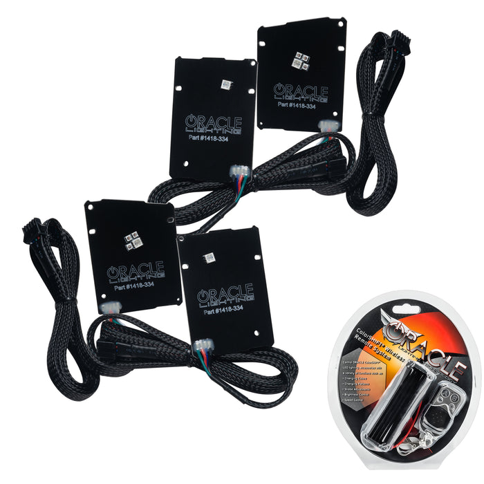 Oracle Lighting 1418-330 2019-2021 Chevrolet Camaro LS/LT ColorSHIFT RGB+A Headlight DRL Upgrade Kit - Truck Part Superstore