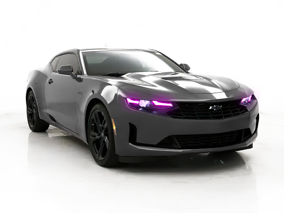Oracle Lighting 1418-333 2019-2021 Chevrolet Camaro LS/LT ColorSHIFT RGB+A Headlight DRL Upgrade Kit - Truck Part Superstore