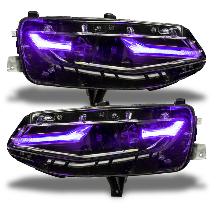Oracle Lighting 1418-334 2019-2021 Chevrolet Camaro LS/LT ColorSHIFT RGB+A Headlight DRL Upgrade Kit - Truck Part Superstore