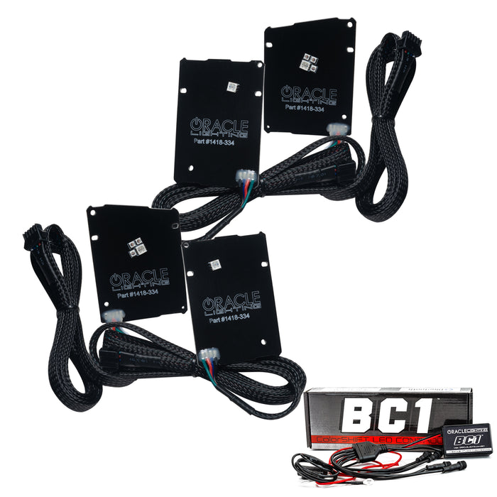 Oracle Lighting 1418-335 2019-2021 Chevrolet Camaro LS/LT ColorSHIFT RGB+A Headlight DRL Upgrade Kit - Truck Part Superstore