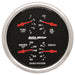 AutoMeter 1419 5in. QUAD GAUGE; 100 PSI/100-250 deg.F/8-18V/0-90 O; DESIGNER BLACK - Truck Part Superstore
