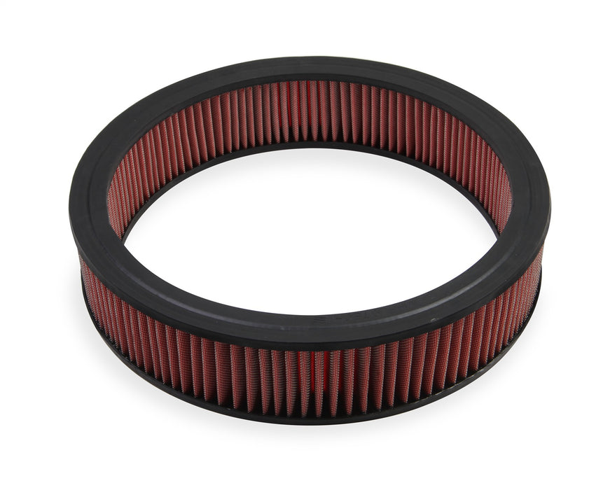 Mr Gasket 1423G Replacement Air Filter Element; 14 in. Dia.; H-3 in.; Red; - Truck Part Superstore