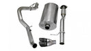 Corsa Performance 14247BLK 3.0 Inch Cat-Back Single Side Exit with Twin 4.0 Inch Black PVD Pro-Series Tips Corsa Performance - Truck Part Superstore