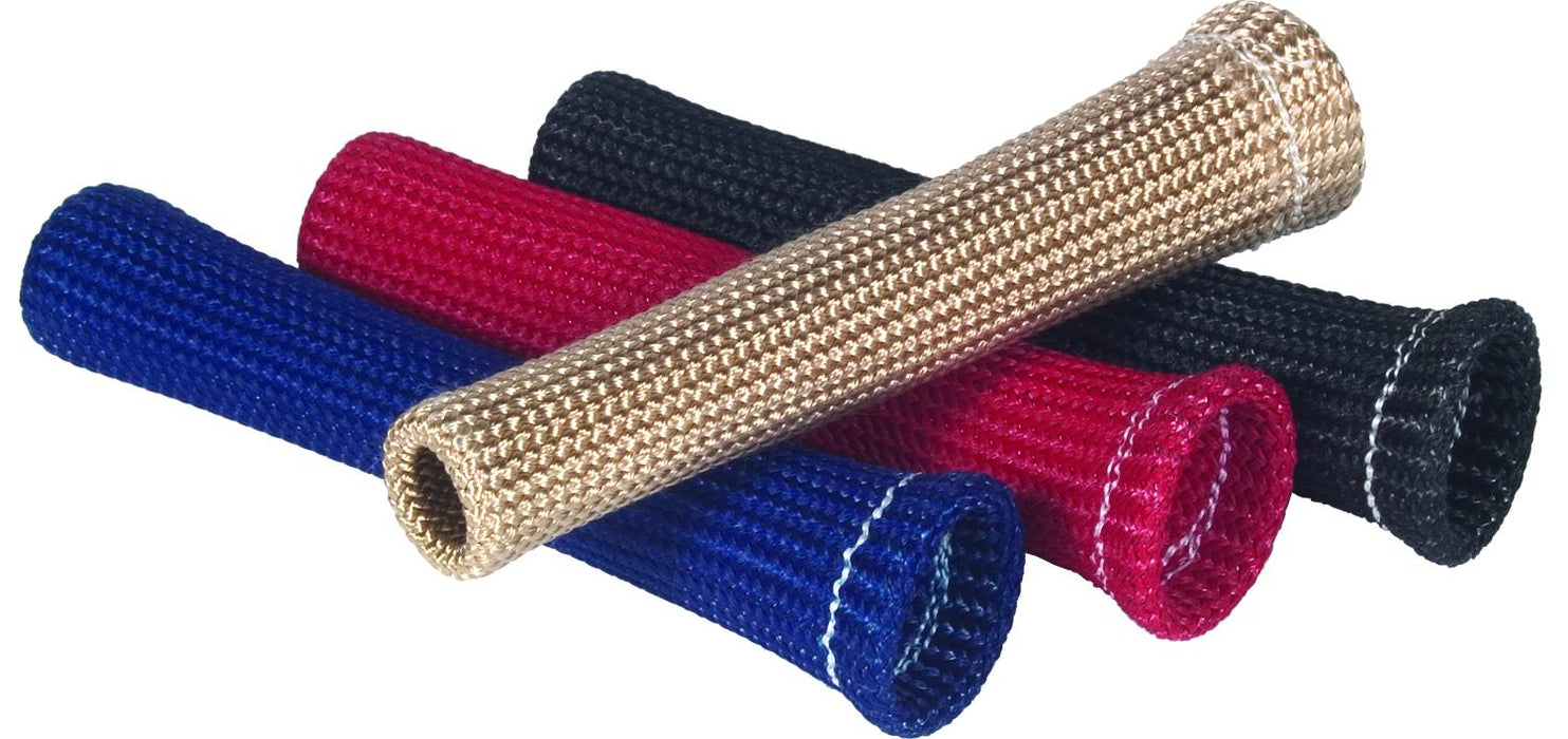 Thermo Tec 14273 Plug Wire Sleeve Braided 6 x .375 Inch Up to 750 Degree F Blue 6 Pack Thermo Tec - Truck Part Superstore