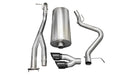 Corsa Performance 14279BLK 3.0 Inch Cat-Back Single Side Exit with Twin 4.0 Inch Black PVD Pro-Series Tips Corsa Performance - Truck Part Superstore